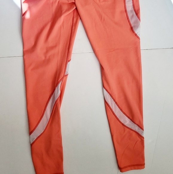 Orange+white calf length Violate the dress code leggings - Picture 10 of 13